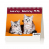 Helma Stolový kalendár riadkový 17,1x13,9 cm - MiniMax Mačičky 2026