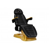 Elektrické kozmetické kreslo SILLON Lux 273b, 3 motory, zlaté a čierne