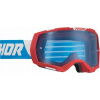 OKULIARE CROSS ENDURO THOR REGIMENT RED/WHITE/BLUE