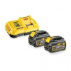 DeWalt DCB118T2 - Sada nabíječky a 2 akumulátorů XR FlexVolt 18/54 V / 6.0 Ah