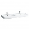 Laufen PRO S Dvojumývadlo 130x46cm, s 3 otvormi pre batériu, biela H8149680001081 H8149680001081