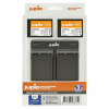 Set Jupio 2x Battery BLX-1 2280mAh + USB Dual Charger pre OM system