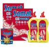 Somat Súprava doplnkov do umývačky riadu Soľ Leštidlo Mix 4 ks + Darček