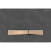 GEBERIT Sigma50 Square dvojčinné ovládacie tlačidlo, červené zlato/bridlica mustang, 115.670.JM.2