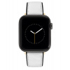 NINE WEST Remienok z vegánskej kože Nine West, biely a čierny, pre Apple Watch 42-45 mm