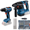 Bosch Bosch sada GSR 18V-65 + GBH 18V-22 + 45dílná sada šroubováků + 3dílná sada vrtáků 0615V0003E