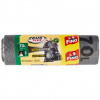 Vrecia zaťahovacie FINO Zeus FLEX 70 ℓ, 35 mic., 55 x 85 cm, strieborné (8 ks)