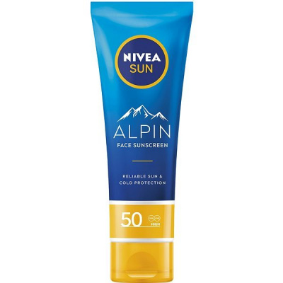 NIVEA SUN Alpin Face Sunscreen SPF 50, 50 ml