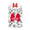 JERRY FABRICS Obliečky Minnie Red Bow Bavlna 140/200, 70/90 cm