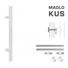 FT - MADLO kód 841S 40x10 mm UN ks BIM - biela matná (FBO) 300 mm 40x10 mm – cena za ks