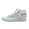 British Knights Roco Fold Over Junior Trainers White/Pink 5 (38)