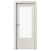 PORTA Doors SET rámové dvere RESIST 7.3. Sklo, Gladstone - Dub Biely + zárubeň PD-RESIST-7.3.-DUBBIELY