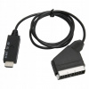PREVODNÍK MULTIMEDIÁLNEHO VIDEO ROZHRANIA SCART NA HDMI HD S HDMI KÁBLOM
