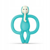 Terapeutické hryzátko Matchstick Monkey silikónové modré