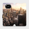 Flipové pouzdro Mobiwear - Xiaomi POCO X3 NFC - M138P New York (Knížkové flip pouzdro, obal, kryt na mobil Xiaomi POCO X3 NFC - M138P New York, materiál Umělá kůže + TPU - ochrana 360°, stojánek, sili