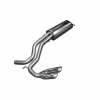 FOX VW Golf IV 3-dverový koncový tlmič Side Pipe - 2x70 Typ 10 vývod na strane vodiča