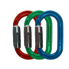 DMM A327-P3 Ultra O Oval Keylock Locksafe Color 3 Pack Blue/Red/Green