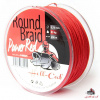 HELL-CAT Pletená šňúra - Round Braid Power Red (1000m)