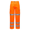 PORTWEST Kalhoty HiVis LW71 do pasu, dámské, reflexní POR-LW71ORRS S Oranžová