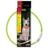 Dog Fantasy LED Obojok s nabíjaním zelený 65cm