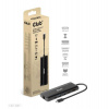 Club 3D Dokovací stanice USB-C 8v1, 1xDP, 1xHDMI, 1xUSB-C PD100W, 2xUSB, čtečka SD karet, šedá (CSV-1597)