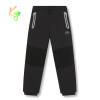 Chlapčenské softshellové nohavice, zateplené - KUGO HK5628, tmavo šedá / čierna kolená Farba: Sivá, Veľkosť: 170