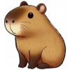 CUKROVÁ TLAČ Jedlý obrázok na tortu KAPYBARA CAPIBARA + POSTAVIČKY MENO 4