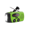 Verk 27285 Solárne rádio s dynamom, LED svetlom a power bankou, zelené