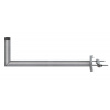TIPA 14561140 Anténní držák 70cm na stožár s třmenem, trubka 42/2mm. výška 16cm