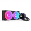 NZXT vodní chladič Kraken 280 ELITE RGB / 2x140mm RGB fan / 4-pin PWM / LCD disp. / 6 let RL-KR28E-B1