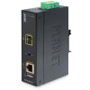 Planet IGTP-805AT Priemyselný konvertor 1x1Gb RJ45 / 1xSFP, PoE 802.3at, -40 až 75st, IP30, EFT + ESD, 12-48VDC, fanless