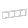 LEGRAND Rámeček VALENA LIFE 754034 čtyřnásobný, bílá chrom