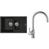 Set Sinks G15874 (dřez Amanda 780.1 Metalblack 74 + baterie Vitalia Chrom - lesklý)