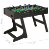 vidaXL Skladací stolný futbal čierny 121x61x80 cm - Čierna - 62523-17430