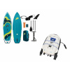 Crivit F2 Dvojkomorový paddleboard Solid + Aku pumpa na paddleboard (800009434)
