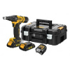 DeWALT 18V AKU Nitovacia pištoľ, 1x1,7Ah, nabíjačka, TSTAK DCF403E1GT