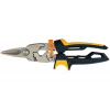 FISKARS 1027207 Prevodové nožnice na plech PowerGear, priame