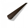 PREFA žľab, polkruhové žľaby, dĺžka 3 m, Ø 100 mm (šírka 250 mm), orech P10