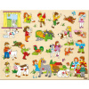 Vkladačka Woody Puzzle veľké s úchytmi (8591864919123)