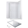 Sprchový kút - 90X100 CORNER CABIN SLIDE PRO REA S ZÁSOBNÍKOM (Sprchový kút - 90X100 CORNER CABIN SLIDE PRO REA S ZÁSOBNÍKOM)