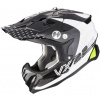 SCORPION prilba na motocykel VX-22 AIR ARES, biela/čierna/fluo žltá, veľ. M