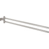 GROHE Essentials Cube dvojramenný otočný držiak na uteráky, dĺžka 439 mm, Supersteel, 40624DC1