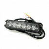 Výstražná lampa stroboskop modrá LED 12-24V