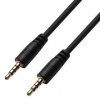 Kábel GoGEN 3,5 mm jack, 4 pólový, 0,5 m (JACK050MM04) čierny