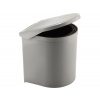 Vstavaný odpadkový kôš Elletipi RING - na dvierka, 10 L, plastový