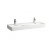 Laufen dvojumyvadlo 120 cm s 1 otvorem pro baterii H8142820001041 Varianta: Bílá