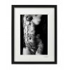 Atelier - Petr Vydra Umelecká fotografia Akty - Tiene čipky (čierny rám), Velikost a varianta fotografií Černý rám 30 x 40 cm ( pasparta 21x 30 cm )