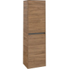 VILLEROY & BOCH Collaro závesná vysoká skrinka, 1 dvierka, 1 výklopný kôš, pánty vpravo, 454 x 349 x 1538 mm, Oak Kansas, C03401RH