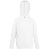 Fruit of the Loom Mikina Kids Lightweight Hooded Sweat s kapucí, dětská COT-16200900164 Bílá 9-11