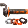 DOMINO 5209.03-00 kompletná plynová rukoväť s gripmi off-road KTM/HUSQVARNA/GASGAS 4T (čierne puzdro) Farba: čierna/oranžová